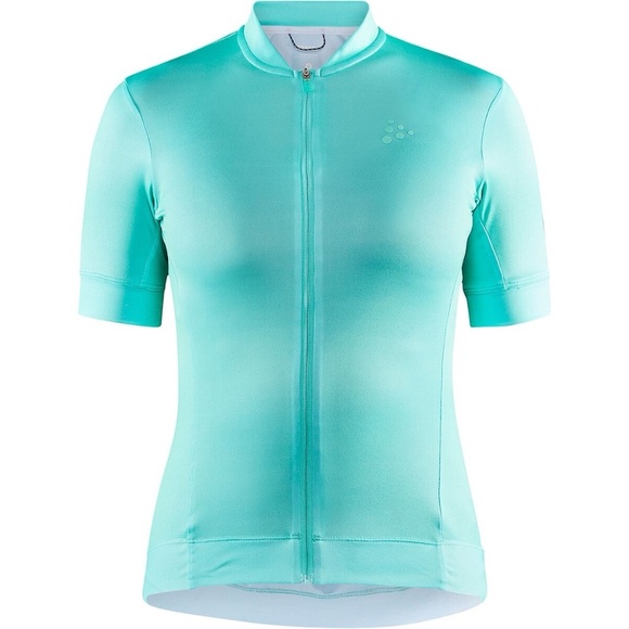 CRAFT WOMEN'S ESSENCE CYCLING JERSEY, GREEN/TEAL, SIZE MEDIUM - Picture 1 of 7